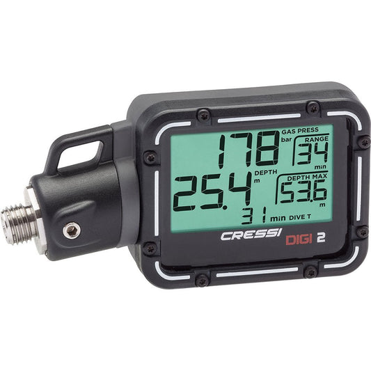 Cressi Digi2 Digital pressure gauge and depth gauge Console - Infinity DiveCressi Digi2 Digital pressure gauge and depth gauge ConsoleCressi
