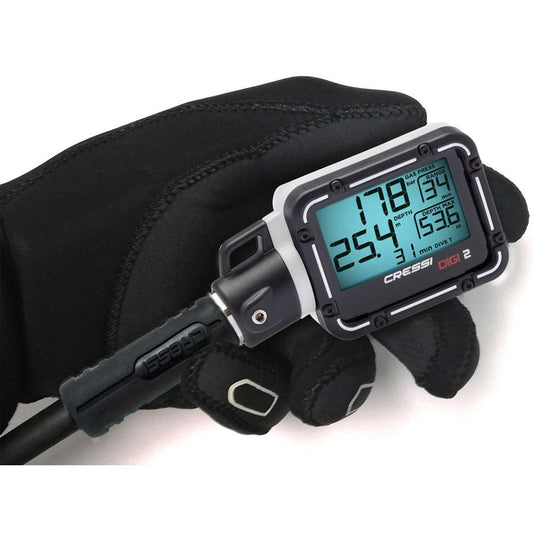Cressi Digi2 Digital pressure gauge and depth gauge Console - Infinity DiveCressi Digi2 Digital pressure gauge and depth gauge ConsoleCressi