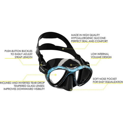 Cressi Metis Dive Mask With Corsica Snorkel Set - Infinity DiveCressi Metis Dive Mask With Corsica Snorkel SetCressi
