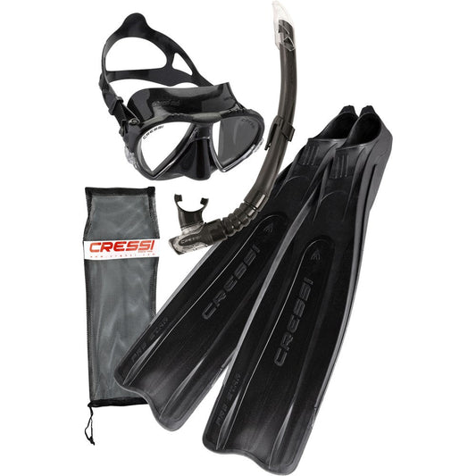 Cressi Pro Star Dive Mask + Snorkel + Fins Bag Set - Infinity DiveCressi Pro Star Dive Mask + Snorkel + Fins Bag SetCressi