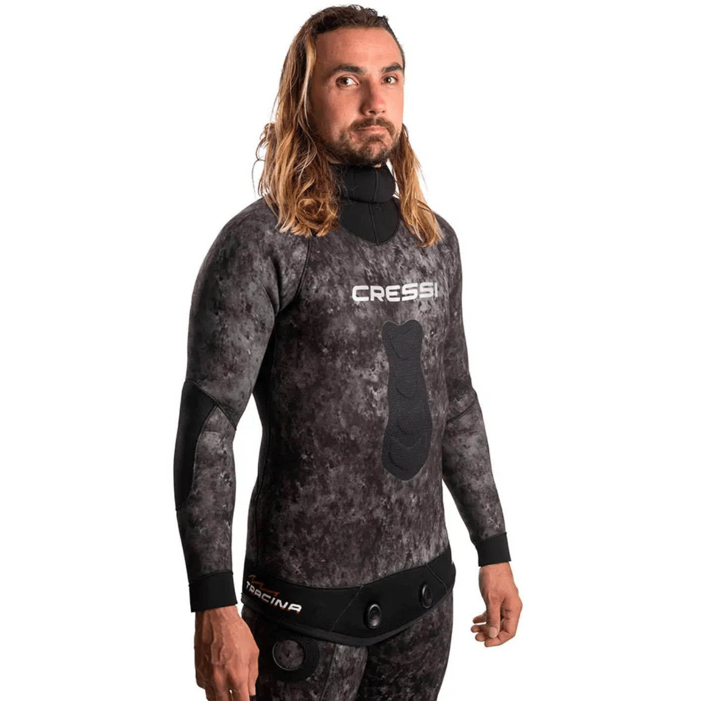 Cressi Tracina Open Cell Camo Wetsuit 3.5mm 2-PC - Men - Infinity DiveCressi Tracina Open Cell Camo Wetsuit 3.5mm 2-PC - MenCressi