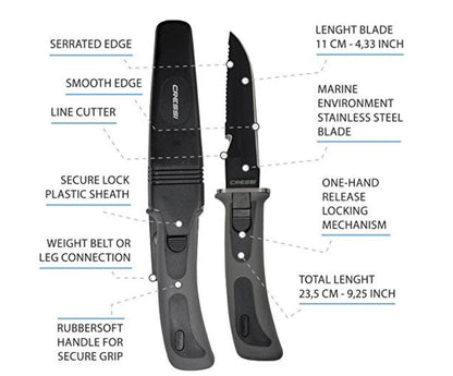 Cressi Vigo Dive Knife - Infinity DiveCressi Vigo Dive KnifeCressi