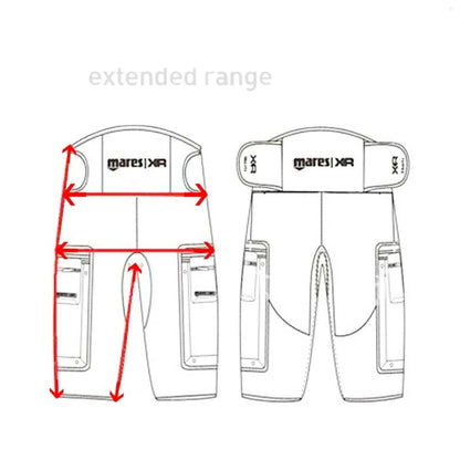 Mares XR Line 超轻 Tek 带口袋短裤