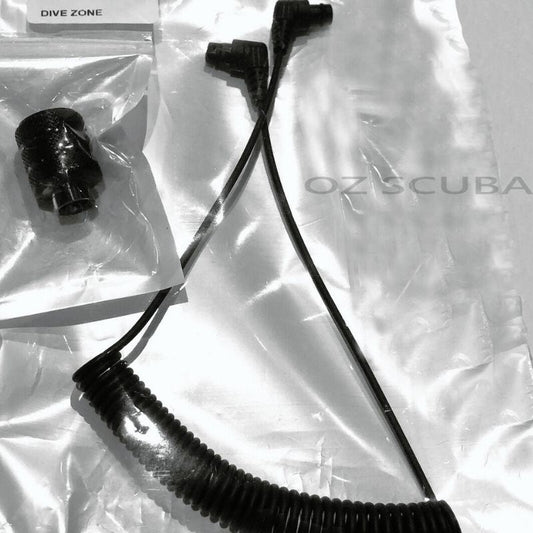 Divtek Fiber Optic Cable With Connector Adaptor Set - Infinity DiveDivtek Fiber Optic Cable With Connector Adaptor Setinon