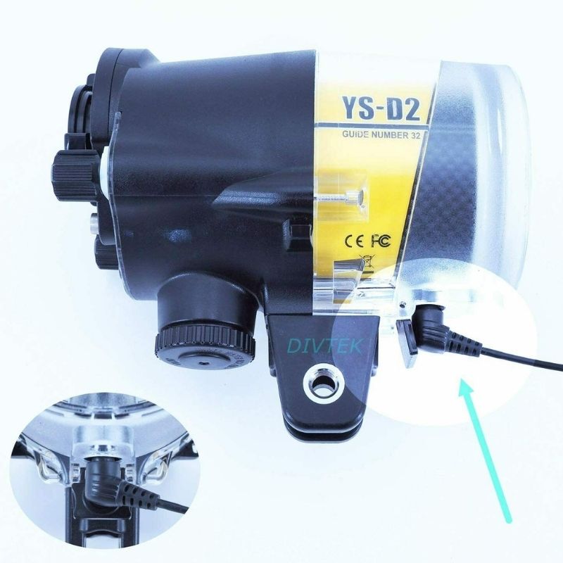 Divtek Fiber Optic Cable With Connector Adaptor Set - Infinity DiveDivtek Fiber Optic Cable With Connector Adaptor Setinon