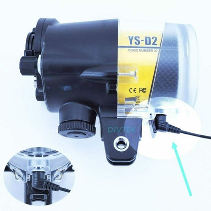 Divtek Fiber Optic Cable With Connector Adaptor Set - Infinity DiveDivtek Fiber Optic Cable With Connector Adaptor Setinon