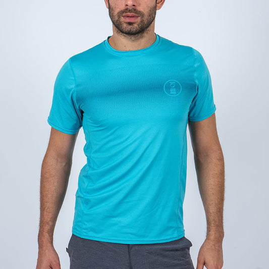 Fourth Element Ocean Positive Short Sleeves Hydro-T Azure Blue - Men - Infinity DiveFourth Element Ocean Positive Short Sleeves Hydro-T Azure Blue - MenFourth Element