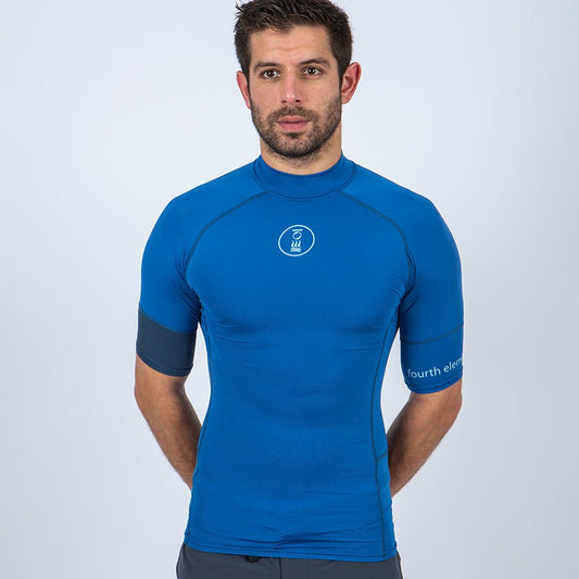 Fourth Element Ocean Positive Short Sleeves Hydro-T Scuba Blue - Men - Clearance - Infinity DiveFourth Element Ocean Positive Short Sleeves Hydro-T Scuba Blue - Men - ClearanceFourth Element