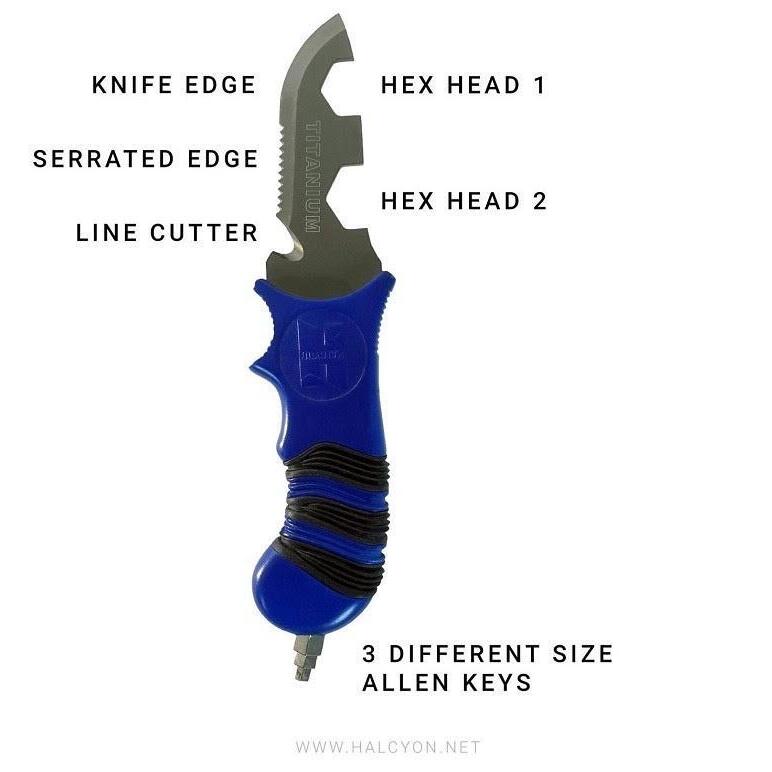 Halcyon Titanium Multi-Tool - Infinity DiveHalcyon Titanium Multi-ToolHalcyon