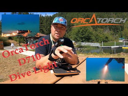 Orcatorch D710 Dive Torch / Underwater Light - 3000 Lumens