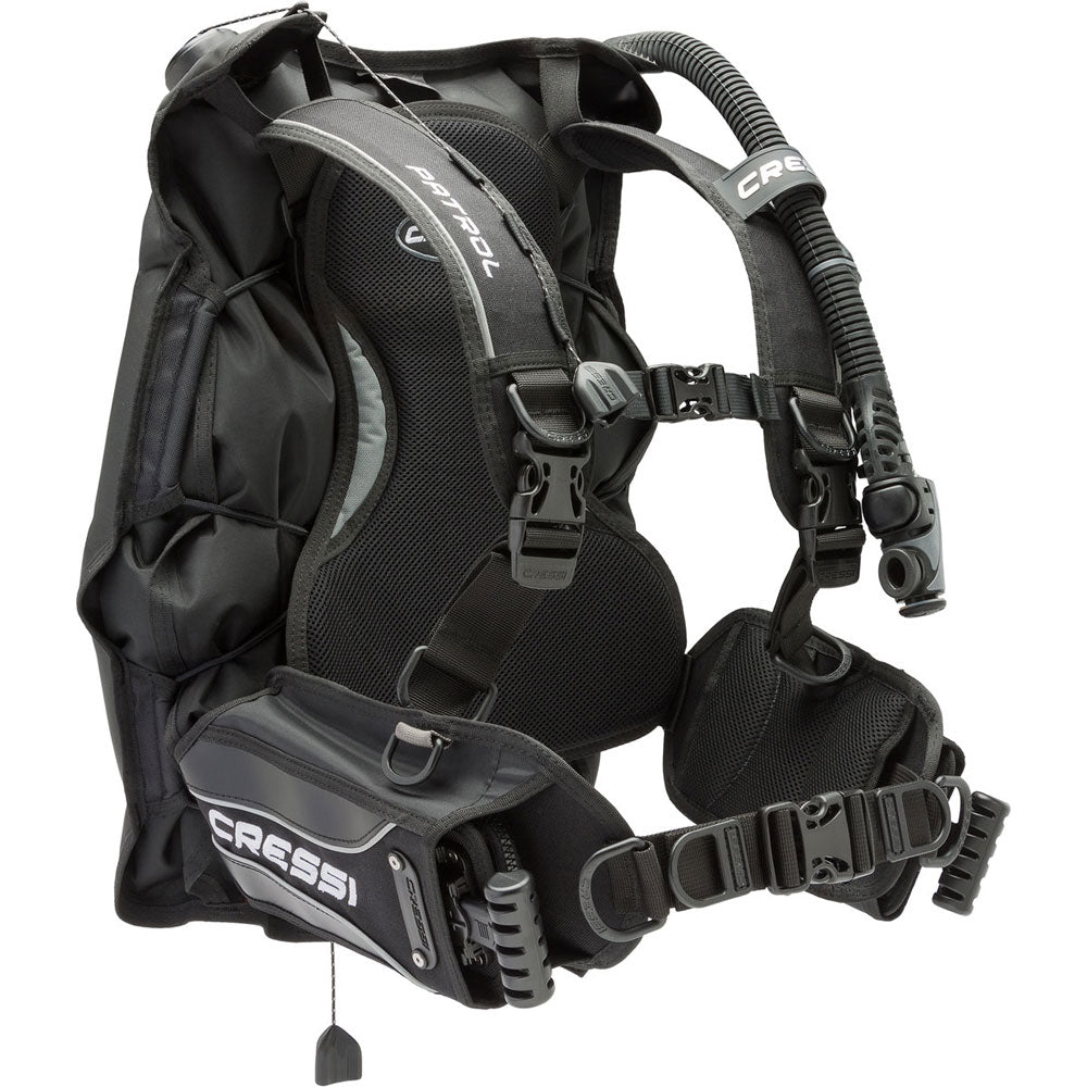 Cressi Patrol BCD front view isolated on white background
