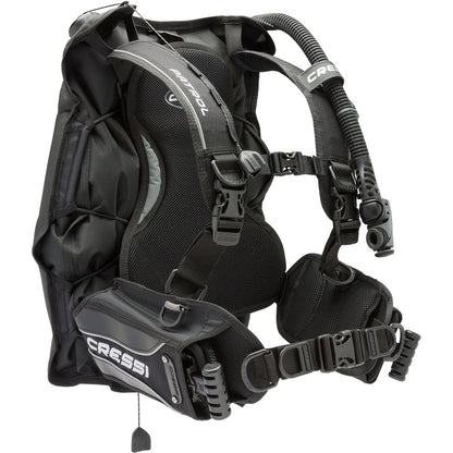 Cressi Patrol BCD front view isolated on white background
