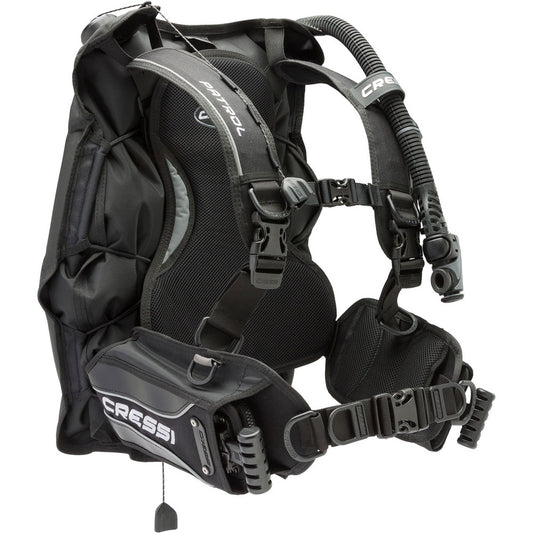 Cressi Patrol BCD front view isolated on white background
