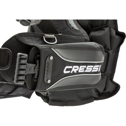Cressi Patrol BCD integrated storage pocket detail
