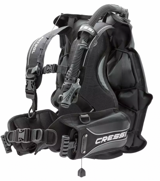 Cressi Patrol lightweight travel scuba diving BCD
