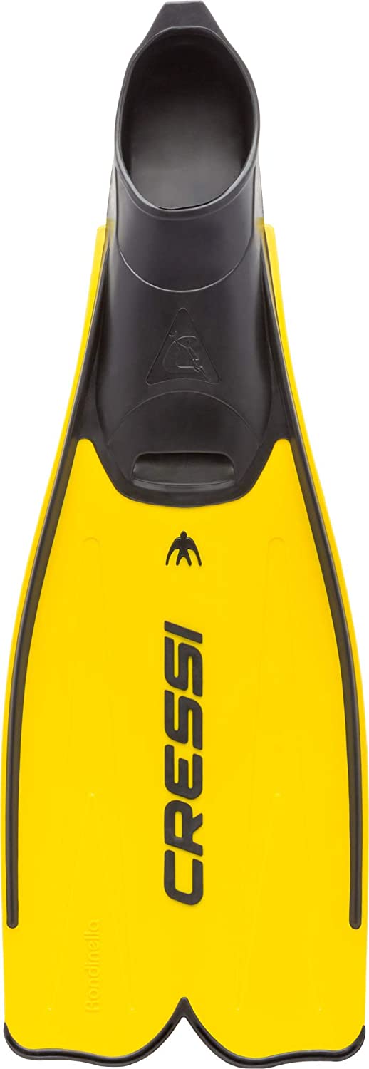 infinity-dive-cressi-rondinella-swimming-fins-yellow-front