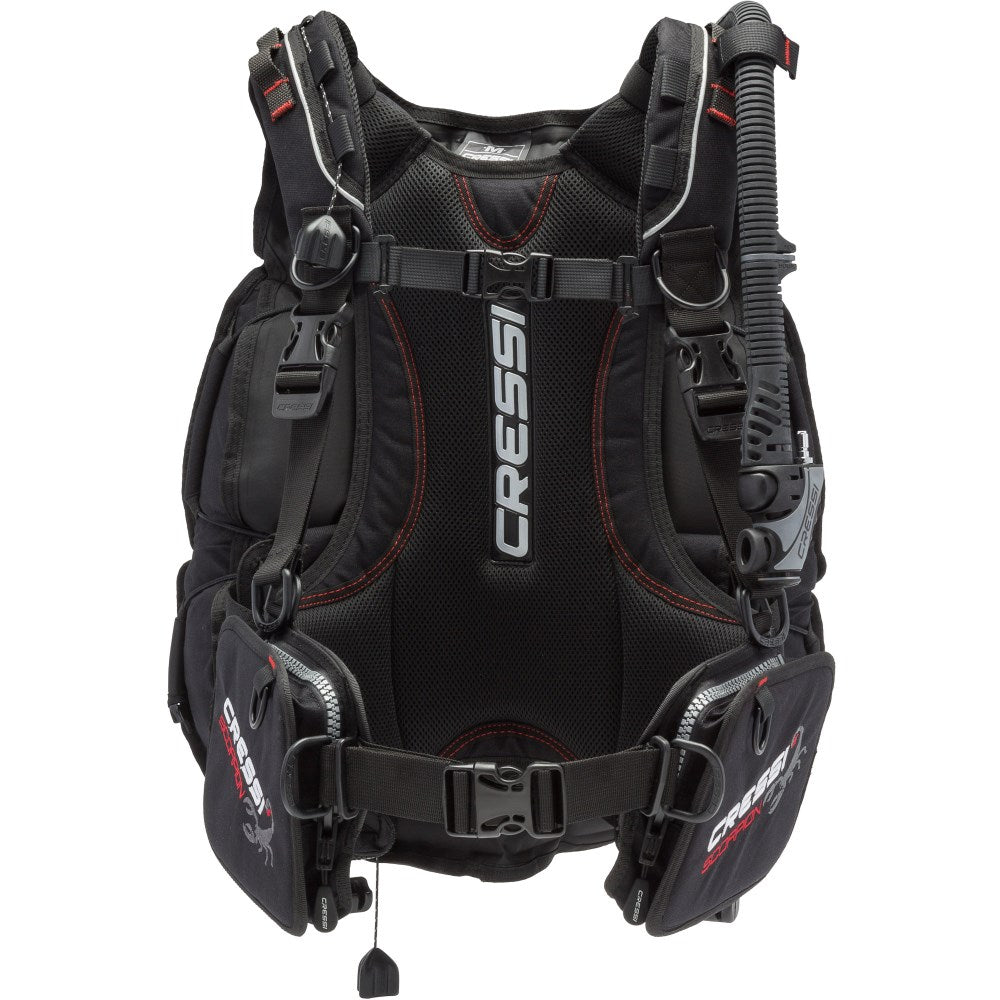 Cressi Scorpion back inflation scuba diving BCD
