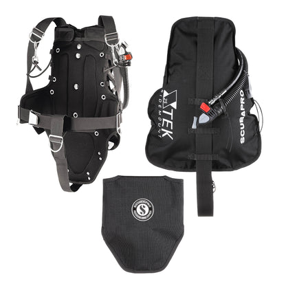 Scubapro X TEK sidemount harness and wing system for technical diving
