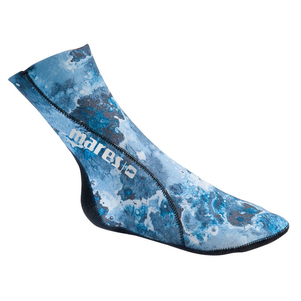 Mares Camo Blue 30 Free Diving Socks - Clearance - Infinity DiveMares Camo Blue 30 Free Diving Socks - ClearanceMares
