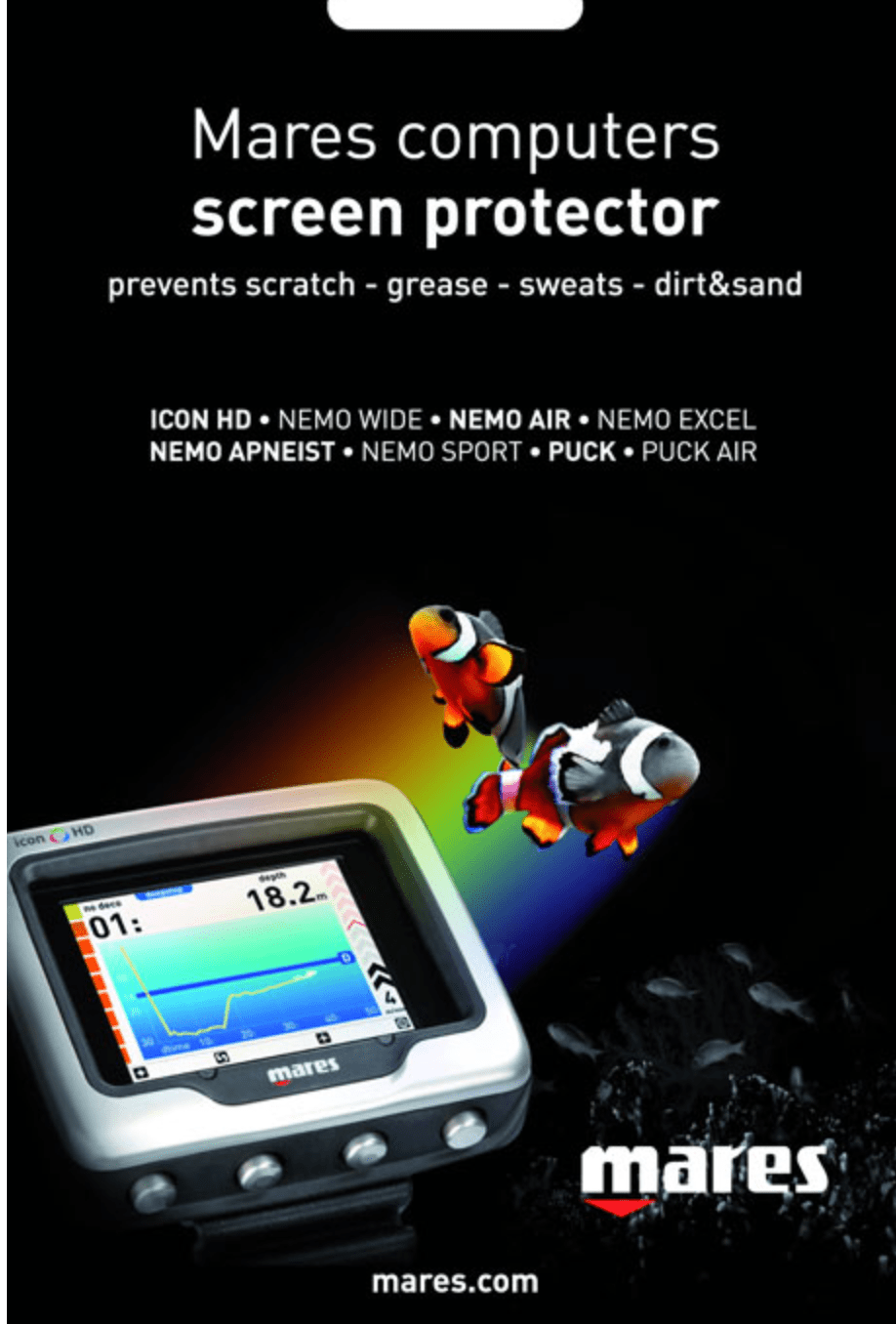 Mares Computer Display Protection - Infinity DiveMares Computer Display ProtectionMares
