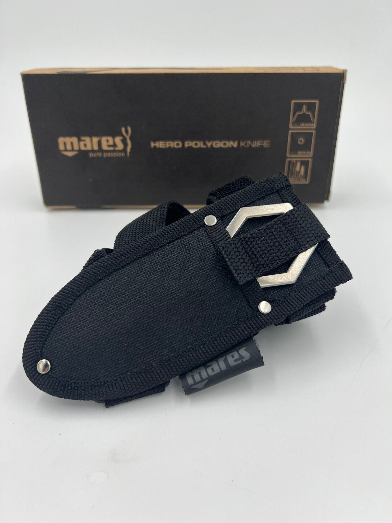 Mares Hero Polygon Dive Knife - Short - Clearance - Infinity DiveMares Hero Polygon Dive Knife - Short - ClearanceMares