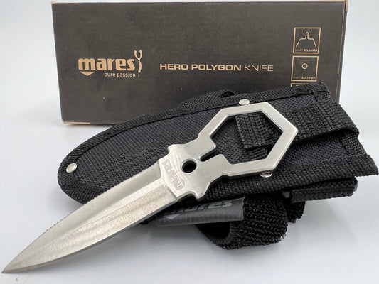 Mares Hero Polygon Dive Knife - Short - Clearance - Infinity DiveMares Hero Polygon Dive Knife - Short - ClearanceMares