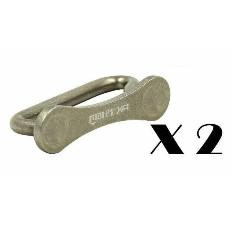 Mares XR Harness Glides SS316 Clip Pair - Infinity DiveMares XR Harness Glides SS316 Clip PairMares
