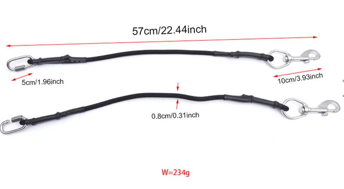 Mares XR Line Side Mount Stage Bungee (Pair) - Clearance - Infinity DiveMares XR Line Side Mount Stage Bungee (Pair) - ClearanceMares