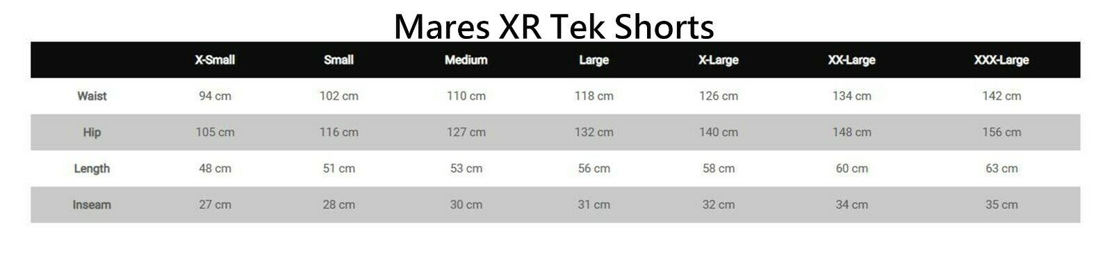Mares XR Line Tek Shorts Pro - Infinity DiveMares XR Line Tek Shorts ProMares