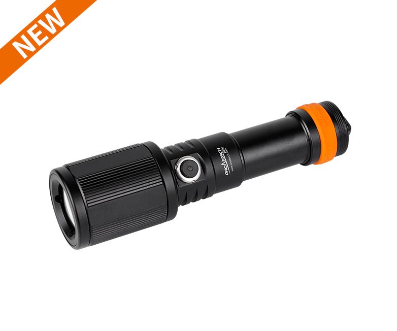 OrcaTorch D720 Dive Torch with 425000cd 1300 Beam Meters Throw 150 Meters Depth - Infinity DiveOrcaTorch D720 Dive Torch with 425000cd 1300 Beam Meters Throw 150 Meters DepthORCATORCH