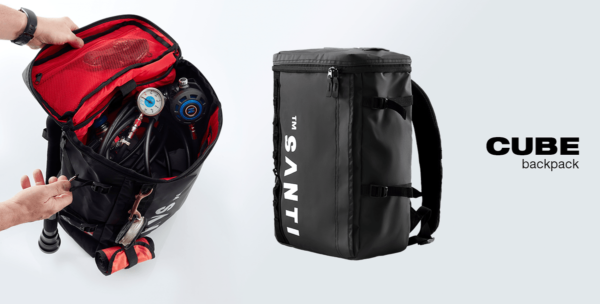 Santi Cube Backpack / Waterproof - Infinity DiveSanti Cube Backpack / WaterproofSanti