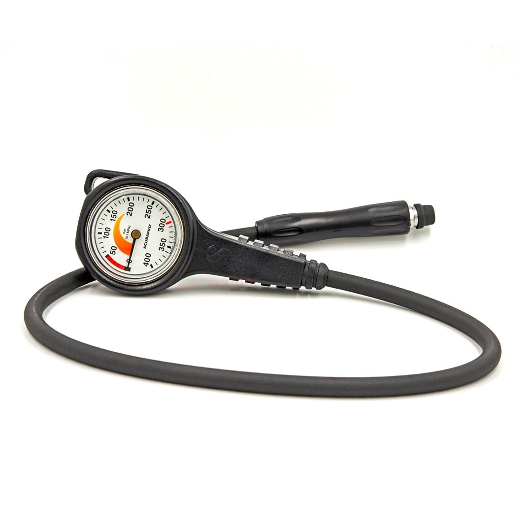 Scubapro Gauge / Mini Brass Gauge with hose - Infinity DiveScubapro Gauge / Mini Brass Gauge with hoseScubapro
