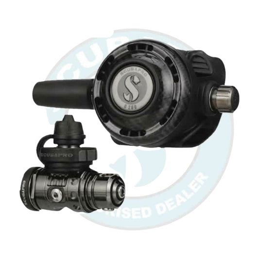 Scubapro MK19 Evo Black Tech / G260 Carbon Dive Regulator System - Infinity DiveScubapro MK19 Evo Black Tech / G260 Carbon Dive Regulator SystemScubapro