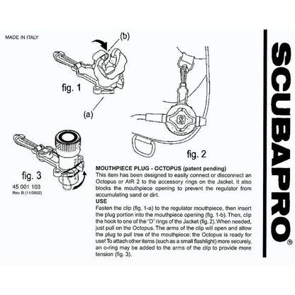 Scubapro Octopus Retainer Clip With Regulator Mouthpiece Set ( Silicone ) - Infinity DiveScubapro Octopus Retainer Clip With Regulator Mouthpiece Set ( Silicone )Scubapro