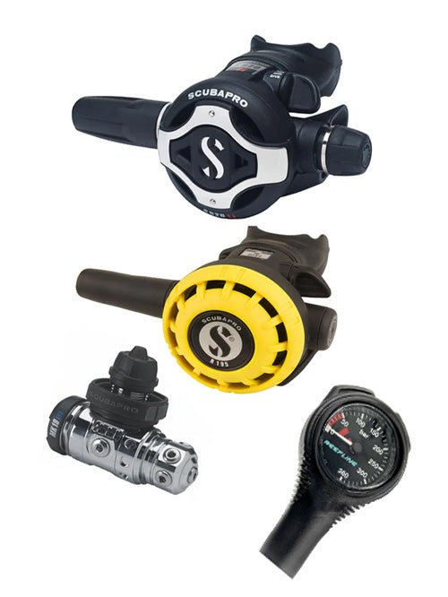 Scubapro Regulator Set: MK19 Evo | S620 Ti | Octopus + Free Cressi SPG - Infinity DiveScubapro Regulator Set: MK19 Evo | S620 Ti | Octopus + Free Cressi SPGScubapro