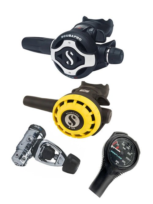 Scubapro Regulator Set: MK19 Evo | S620 Ti | Octopus + Free Cressi SPG - Infinity DiveScubapro Regulator Set: MK19 Evo | S620 Ti | Octopus + Free Cressi SPGScubapro