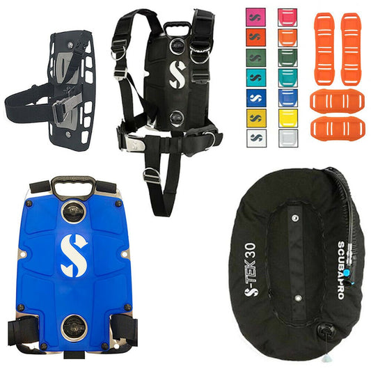 Scubapro S-Tek Pro System Backplate & Wing Set - Infinity DiveScubapro S-Tek Pro System Backplate & Wing SetScubapro