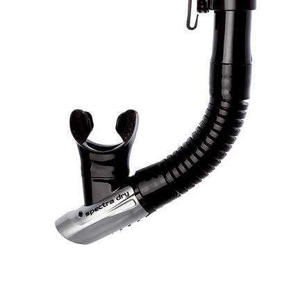 Scubapro SNORKEL SPECTRA DRY, Silver / Black - Infinity DiveScubapro SNORKEL SPECTRA DRY, Silver / BlackScubapro