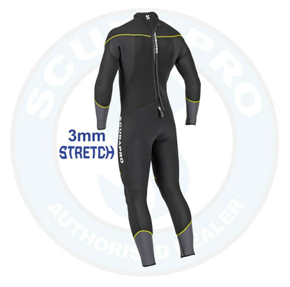 Scubapro Sport Wetsuit 3mm - Black/Yellow - Men - Infinity DiveScubapro Sport Wetsuit 3mm - Black/Yellow - MenScubapro