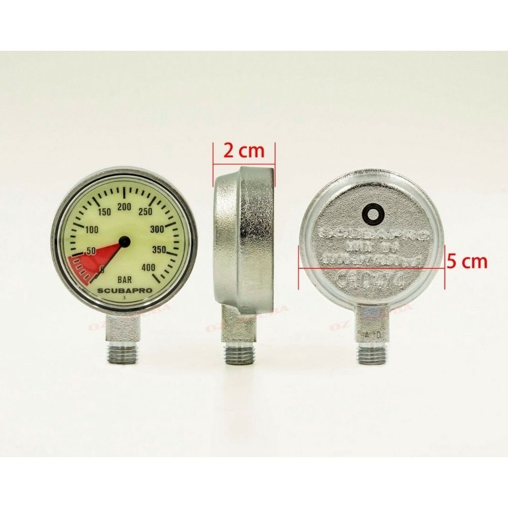 Scubapro Standard Pressure Gauge with Hose - Infinity DiveScubapro Standard Pressure Gauge with HoseScubapro