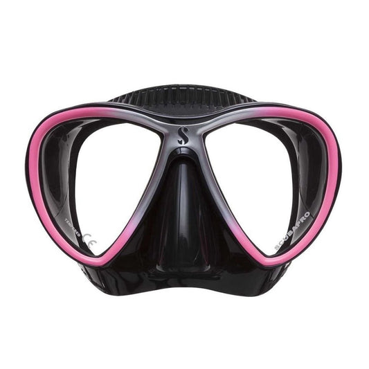 Scubapro Synergy Twin Diving Mask Black / Pink - Infinity DiveScubapro Synergy Twin Diving Mask Black / PinkScubapro
