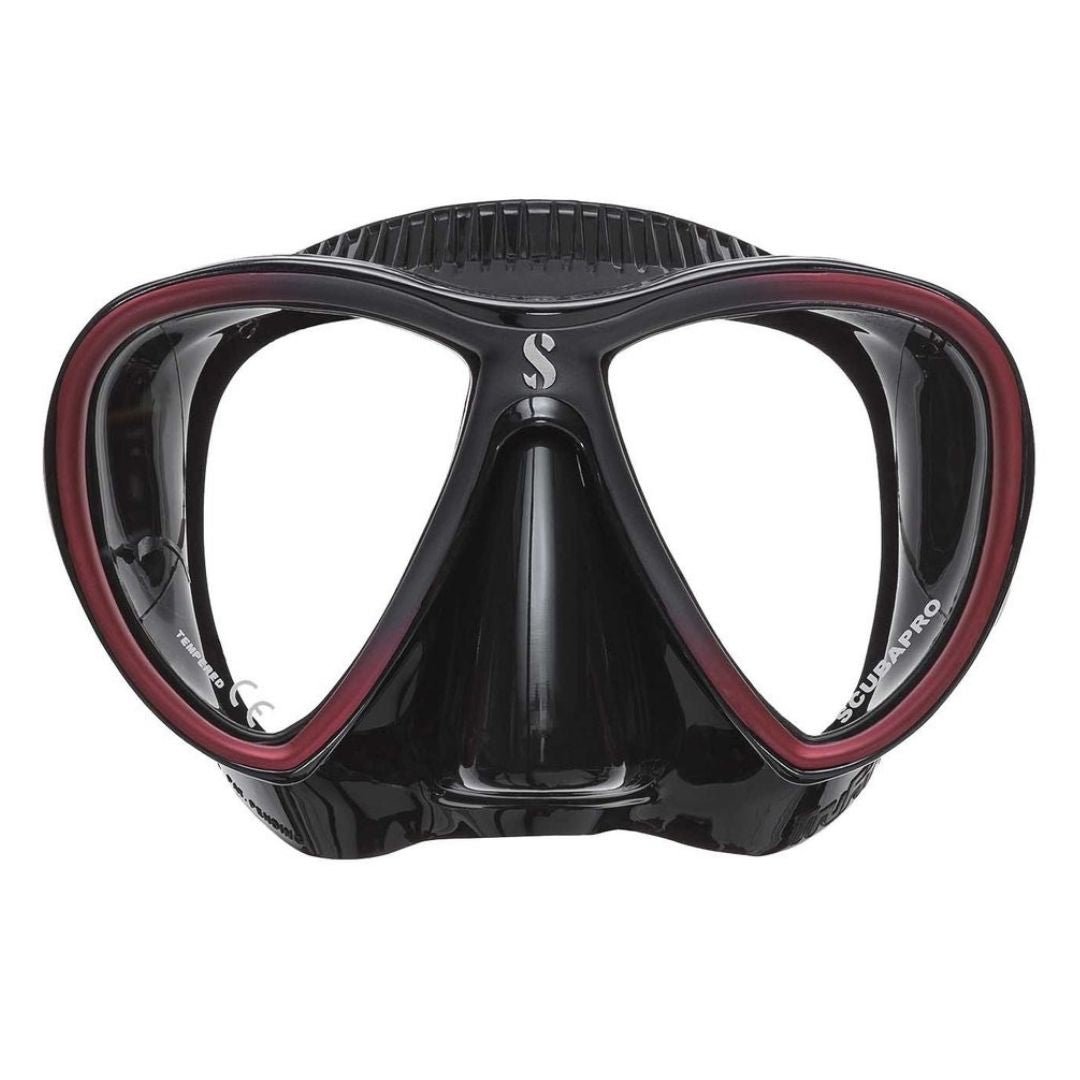 Scubapro Synergy Twin Scuba Mask Black / Red - Infinity DiveScubapro Synergy Twin Scuba Mask Black / RedScubapro