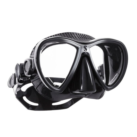 Scubapro Synergy Twin Scuba Mask Black / Silver - Infinity DiveScubapro Synergy Twin Scuba Mask Black / SilverScubapro