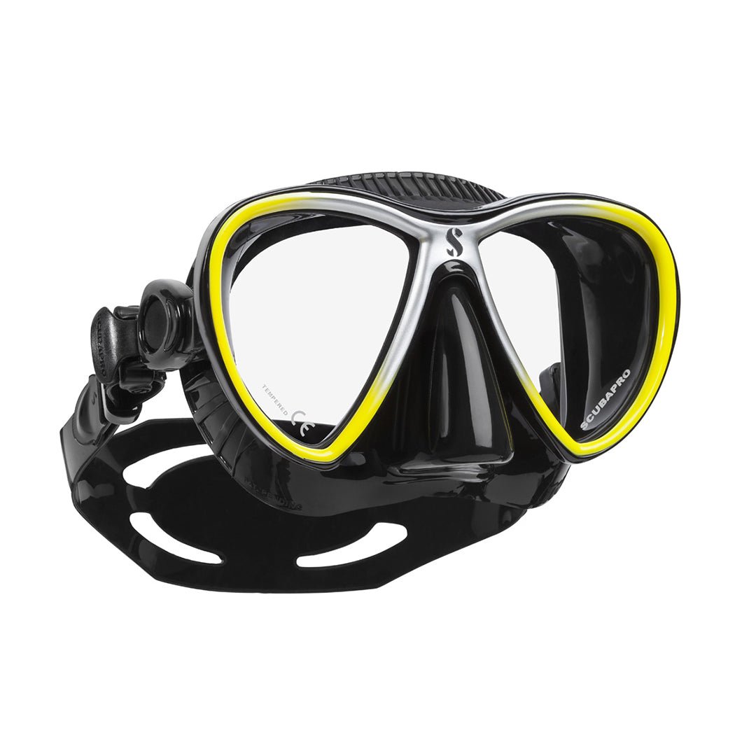 Scubapro Synergy Twin Scuba Mask Black / Yellow - Infinity DiveScubapro Synergy Twin Scuba Mask Black / YellowScubapro