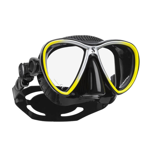 Scubapro Synergy Twin Scuba Mask Black / Yellow - Infinity DiveScubapro Synergy Twin Scuba Mask Black / YellowScubapro