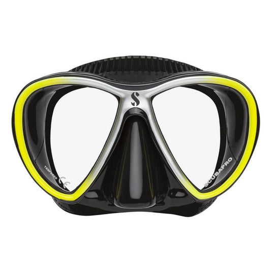 Scubapro Synergy Twin Scuba Mask Black / Yellow - Infinity DiveScubapro Synergy Twin Scuba Mask Black / YellowScubapro