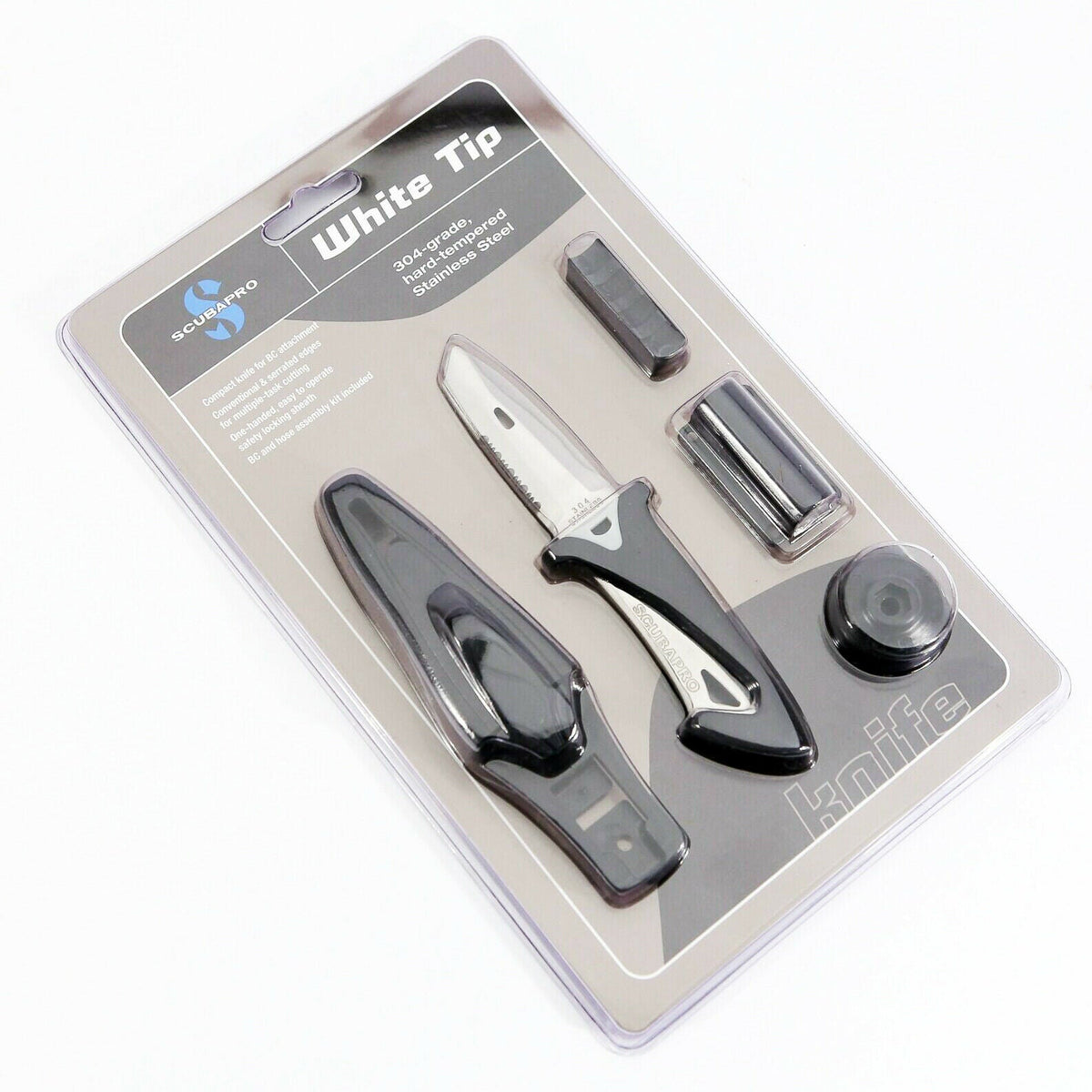 Scubapro White Tip Compact Multi-purpose Dive Cutter/ Knife - Infinity DiveScubapro White Tip Compact Multi-purpose Dive Cutter/ KnifeScubapro