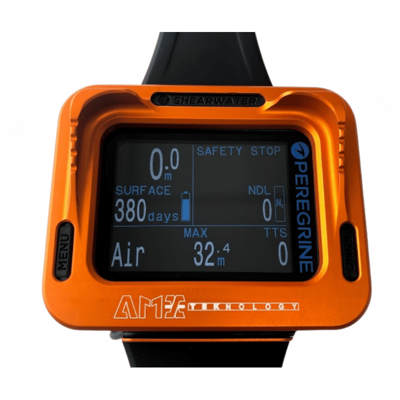 Shearwater Peregrine Dive Computer with AMX Aluminium Protector - Infinity DiveShearwater Peregrine Dive Computer with AMX Aluminium ProtectorShearwater