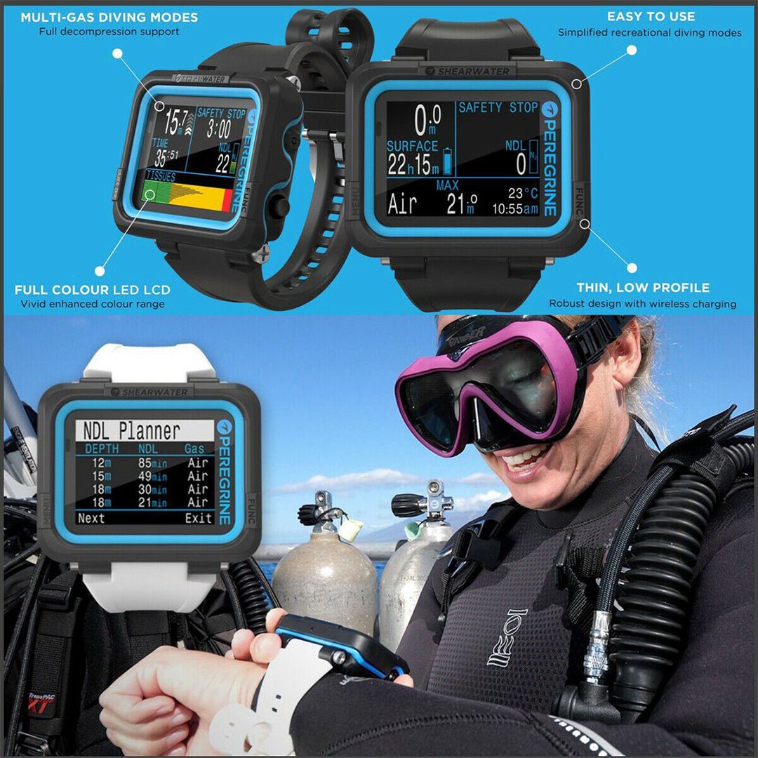 Shearwater Peregrine Wrist Dive Computer - Infinity DiveShearwater Peregrine Wrist Dive ComputerShearwater