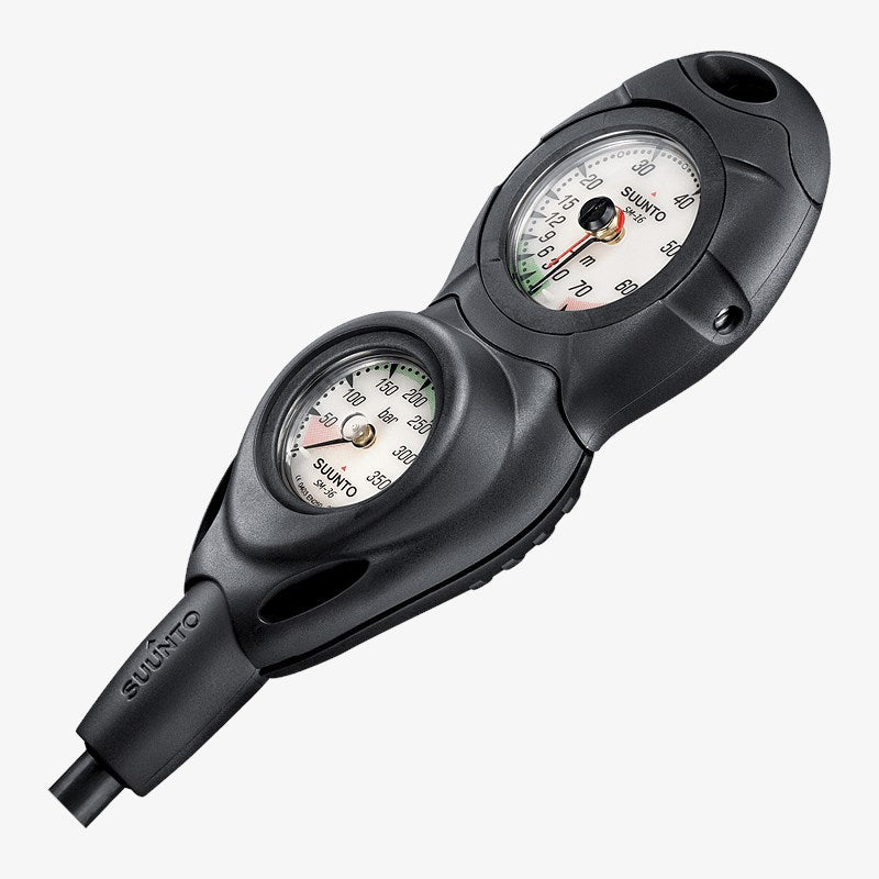 Suunto CB-2 In Line/ 300 Bar / 45m Depth Gauge & SPG Combo Console - Infinity DiveSuunto CB-2 In Line/ 300 Bar / 45m Depth Gauge & SPG Combo ConsoleSuunto